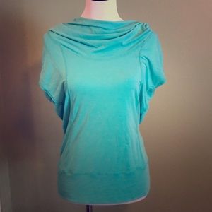 Athleta light green hooded “muscle” top